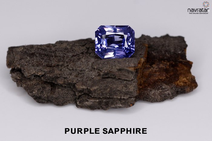 Purple sapphire