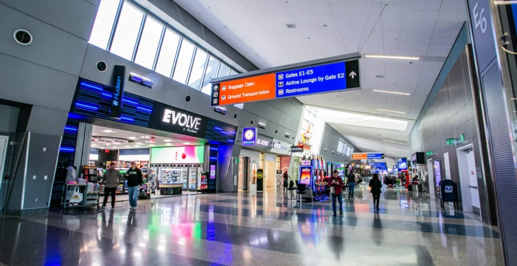reid terminal 3 uber/lyft pick-up area