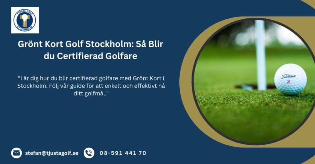 Grönt Kort golf stockholm