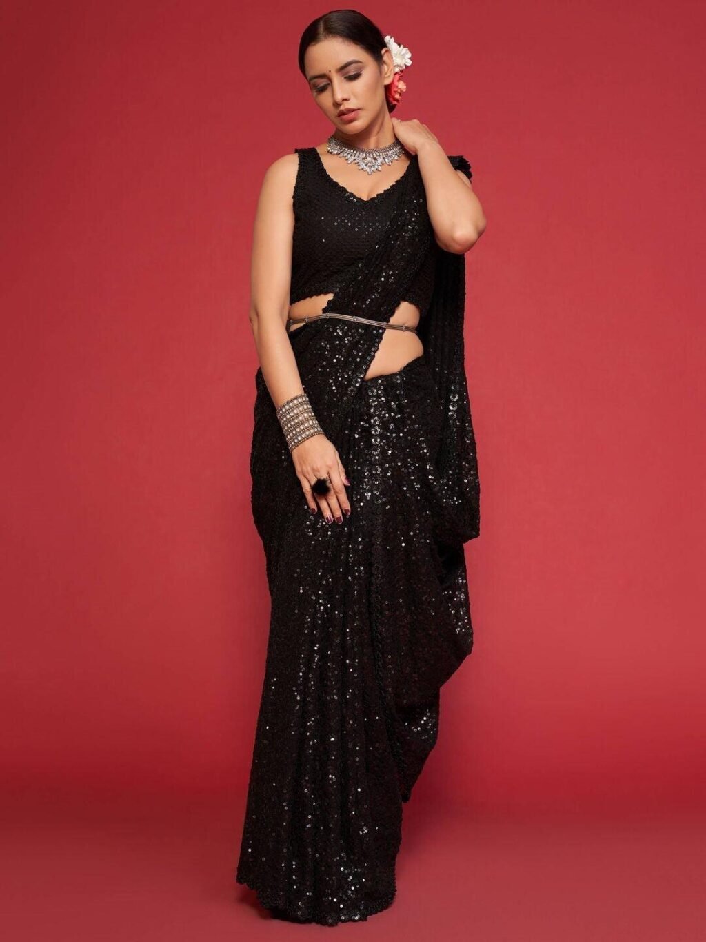 Sequin Saree