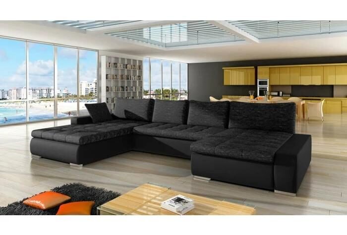 Black Sectional Sleeper Sofa
