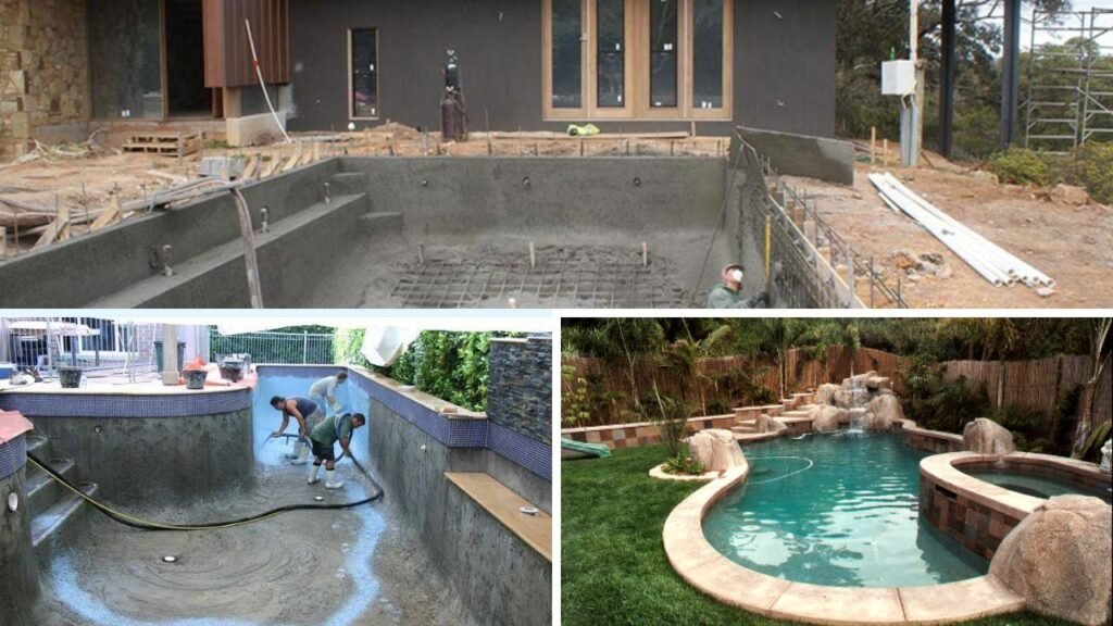 Building Concrete Swimming Pool Hobart