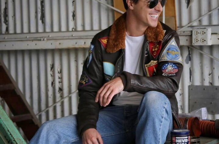 Top Gun Tom Cruise Leather Jacket